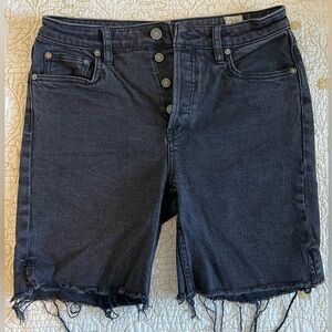 We The Free Black Wash Shorts